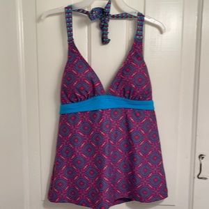 PrAna Laharia Tankini in Rich Fuscia Sundial